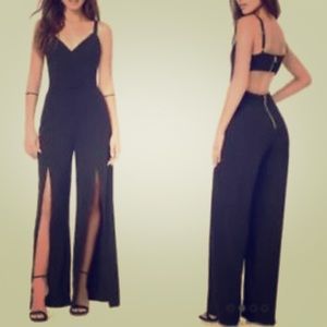 BeBe leg slit jumper